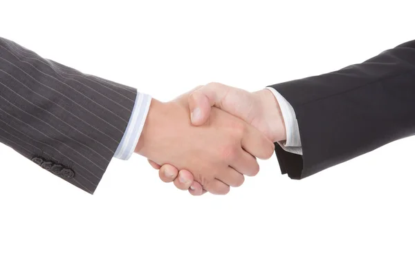 Closeup of a business handshake — Stock Photo, Image