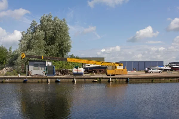 Scheepswerf in hoogeveen, Nederland — Stockfoto