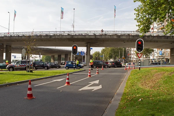 Arnhem, Netherlands - September 28, 2014: Roermondsplein in Arnhem — Stock Photo, Image