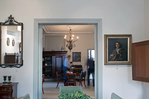 Hoogeveen, Nederland - 26 oktober 2014: detail van stijlkamer met fotografen museumde5000morgen, Nederland — Stockfoto