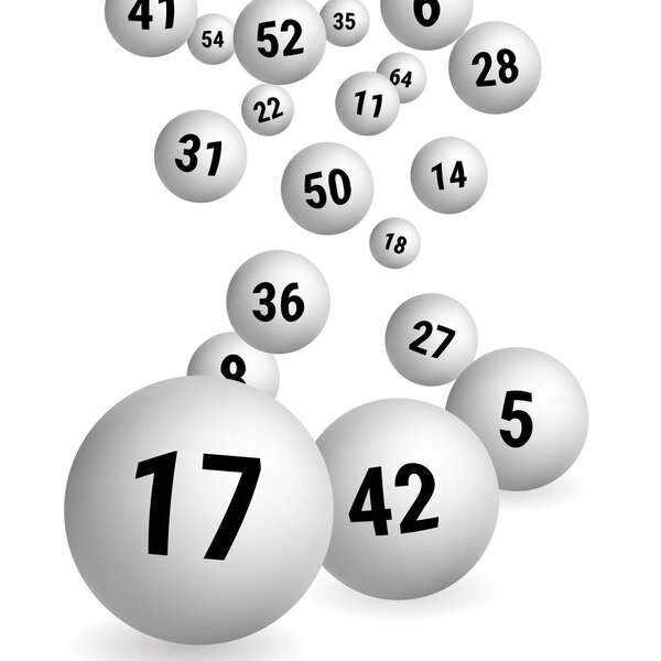 White Bingo Balls.