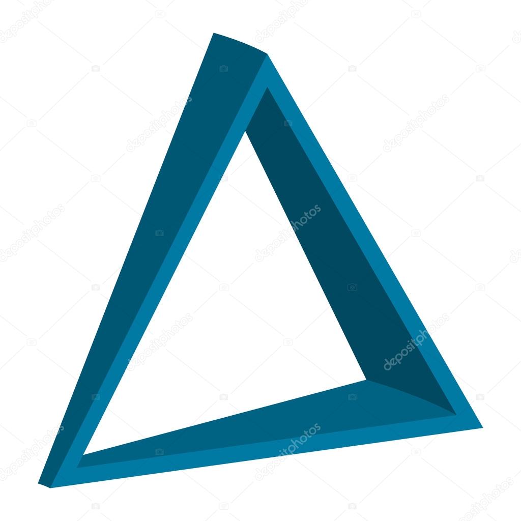 Abstract Design, triangle, delta, trigon. Logo Template. Vector Illustration.