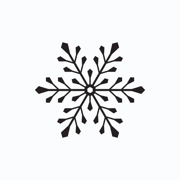 Snowflake Ícone Vetor Isolado — Vetor de Stock