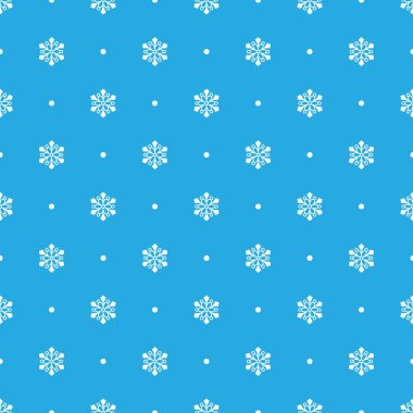 Kış ve Noel teması için kusursuz kar taneleri. Vektör illüstrasyonu.