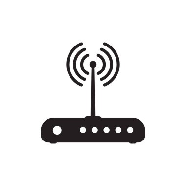 Yönlendirici simgesi. Yönlendiriciyle ilgili sinyal simgesi izole edildi