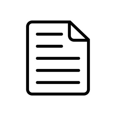 Kağıt düz ikon vektör tasarımı