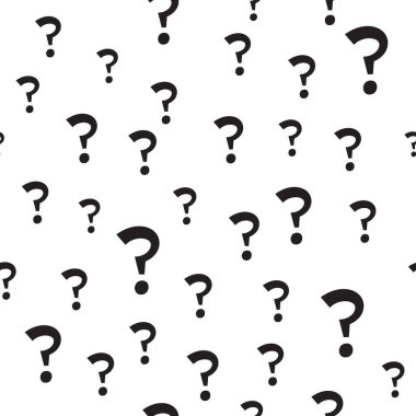 Soru işareti kusursuz desen