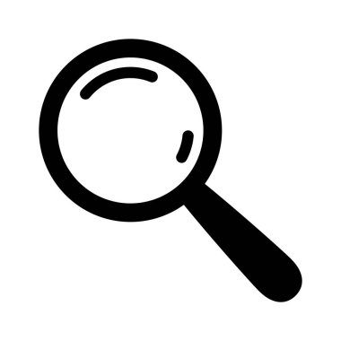 Arama simgesi. Büyüteç simgesi, vektör büyüteç ya da silindir işareti.