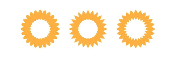 Logo Vector Girasol Marco Girasol — Vector de stock