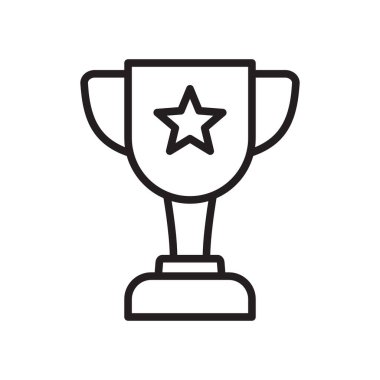 Yıldız Hattı Simgesi Kazanan, Zafer ve Başarı Ödülü Sembollü Kupa.