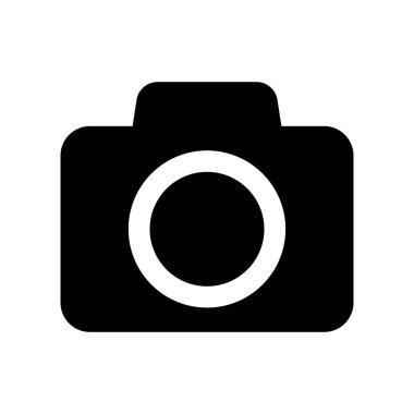 Fotoğraf Kamerası Simgesi Minimum Kamera Sembolü, Fotoğraf ve Ekran Görüntüsü Simgesi.