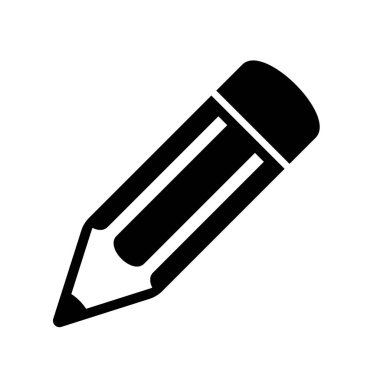 Kalem Simgesi Yazma, Çizim ve Yaratıcı Araç Sembolü