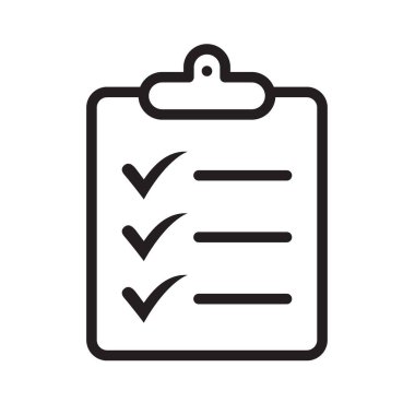 Kontrol Listeli Pano Satırı Simgesi