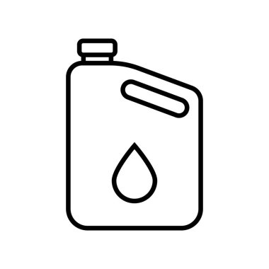 Motor yağı çizgisi simgesi. Makine yağı çizgisi simgesi.