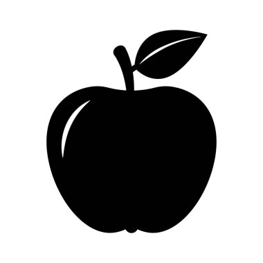 Sağlıklı Yeme Kavramları için Apple Sembol Simgesi Simgesi Simgesi