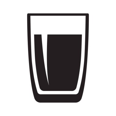 İçme ve Yenileme Konseptleri için Su Kadehi Simgesi