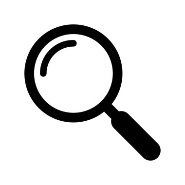 Magnifying Glass Icon Symbol for Search and Investigation Tools