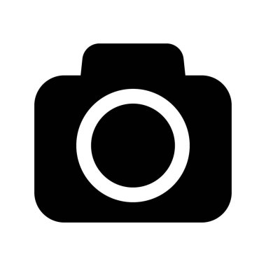Fotoğraf ve Yaratıcı Medya Projeleri için Fotoğraf Kamerası Simgesi
