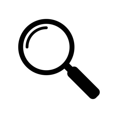 Magnifying Glass Search Icon for Exploration, Discovery and Research Tools