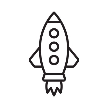 Başlangıç Başlatılması, Yenilik, Büyüme ve Başarı için Roket Satırı Simgesi