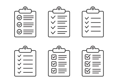 Pano Kontrol Listesi Görev Yönetimi ve Üretim Tasarımı İçin Simgeler Ayarlandı