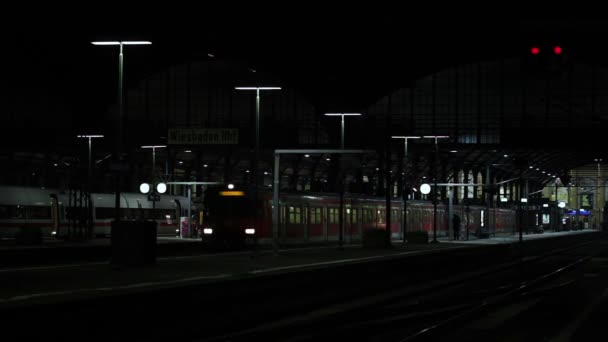 Treno in partenza — Video Stock