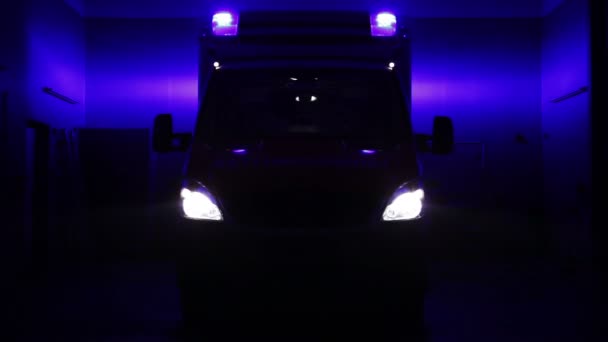 German ambulance truck — Stock Video