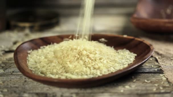 Rice grains — Stock Video