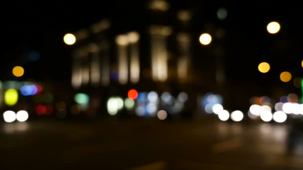 Prise de vue au ralenti du trafic déconcentré — Video