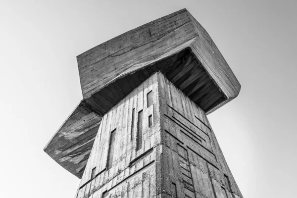 August 2020 Bubanj Nis Serbia Socialist Brutalism Modernism Abandoned Communist — Stock Photo, Image