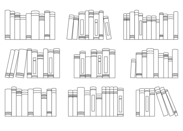 Okumak için Yazdırılabilir Liste, Kitap İzleyici, Bullet Günlük Planlayıcı Ekleme, Yazdırılabilir Okuma Listesi, Yazdırılabilir Siyah ve beyaz vektör çizimi