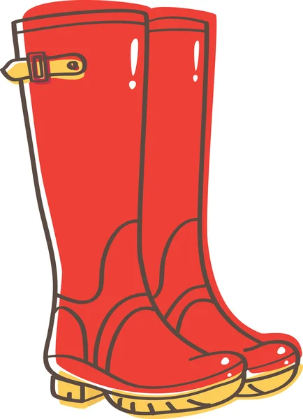 Wellington boots — Stock Vector
