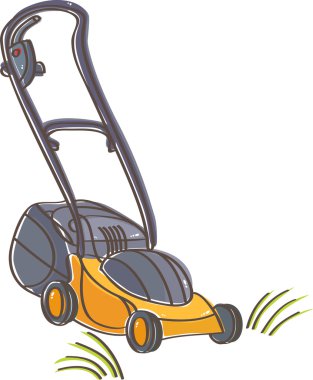 Lawn mower clipart