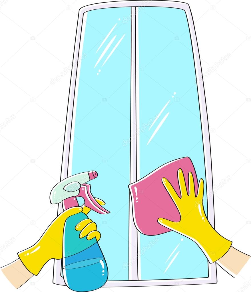 Cleaning window 