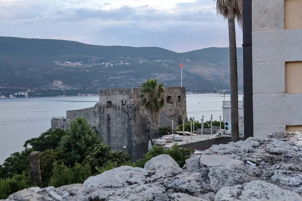 Herceg Novi Montenegro Juli 2021 Uitzicht Forte Mare Van Achteren — Stockfoto