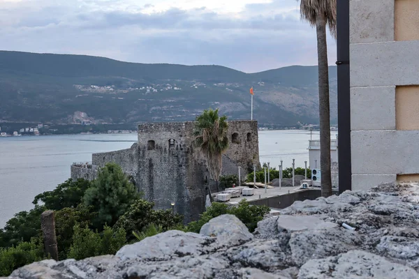 Herceg Novi Monténégro Juillet 2021 Vue Forte Mare Arrière Une — Photo