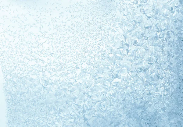 Absztrakt Jég Fagyos Minta Textúra Háttér Télen — Stock Fotó