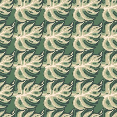 Dekoratif canavar eli çizilmiş geometrik kusursuz desen. Basit bir tarz. Kumaş tasarımı, tekstil baskısı, ambalaj ve kapak için tasarlandı. Vektör illüstrasyonu.