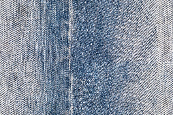 Indigo Denim Bezešvé Textury Pozadí Džín Tkaninové Tapety Detailní Záběr — Stock fotografie