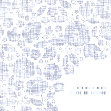 Mor Tekstil çiçek çerçeve köşe desen arka plan doku