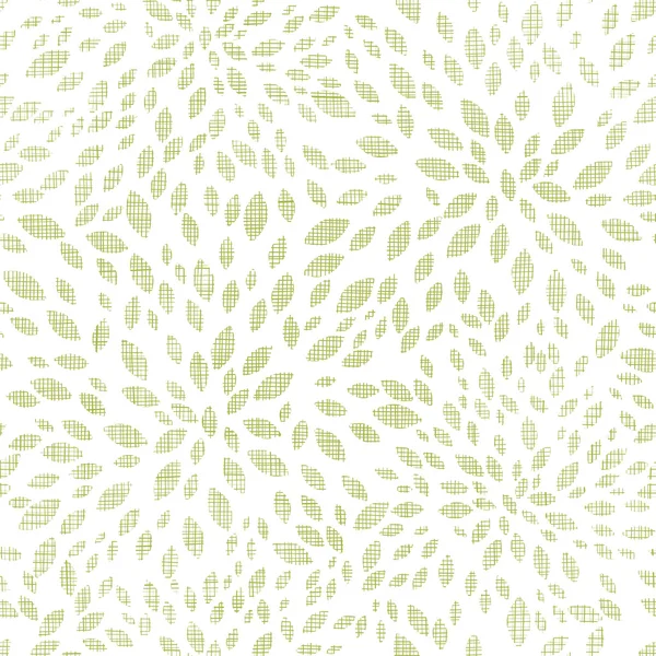 緑の葉の爆発繊維シームレス テクスチャ パターンの背景をベクトルします。 — ストックベクタ