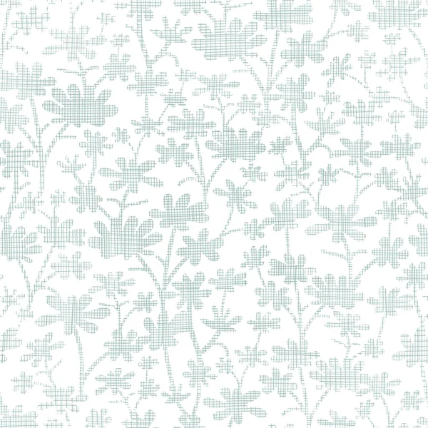 矢量抽象灰色布什叶纺织无缝图案背景 — 图库矢量图片