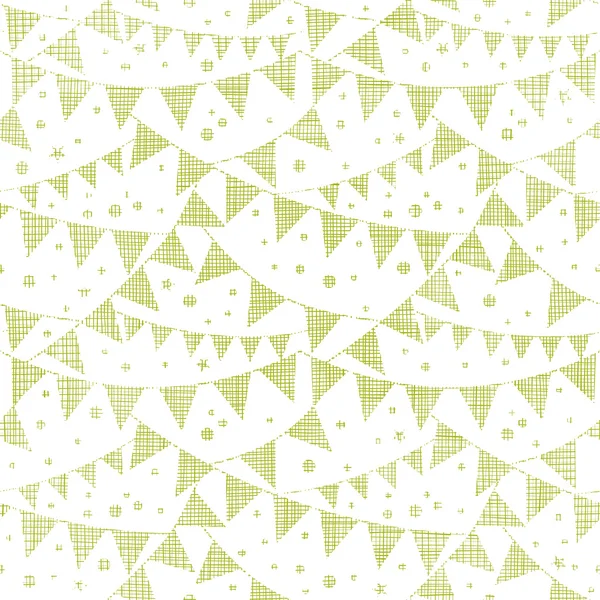 Zelený textilní strana Strnad vzor bezešvé pozadí — Stockový vektor