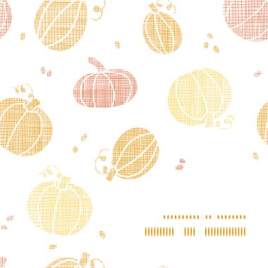 vektör Şükran kabak Tekstil çerçeve köşe desen arka plan