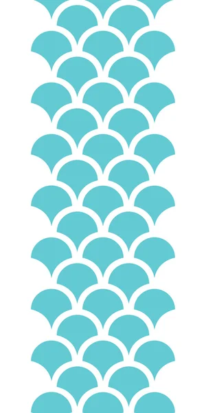 Abstrait bleu échelle de poisson vertical fond de motif sans couture — Image vectorielle
