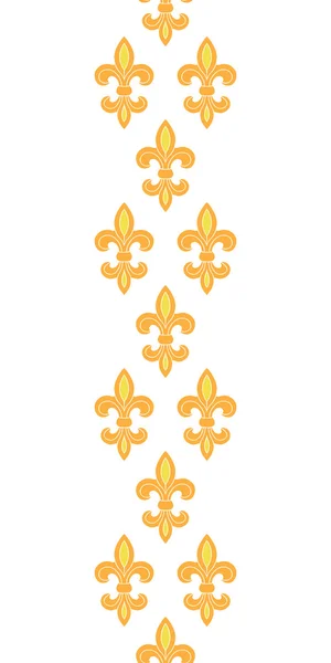 Golden lily vertical model fără sudură fundal — Vector de stoc