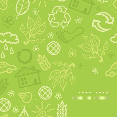 Vektör çevre çerçeve köşe desen arka plan