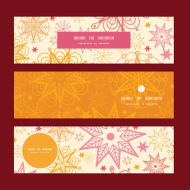 Desen arka plan vektör yatay sıcak yıldızlar büyük başlıklar ayarla