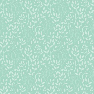 Vektör yeşil ağaçlar Dikişsiz desen arka plan doku