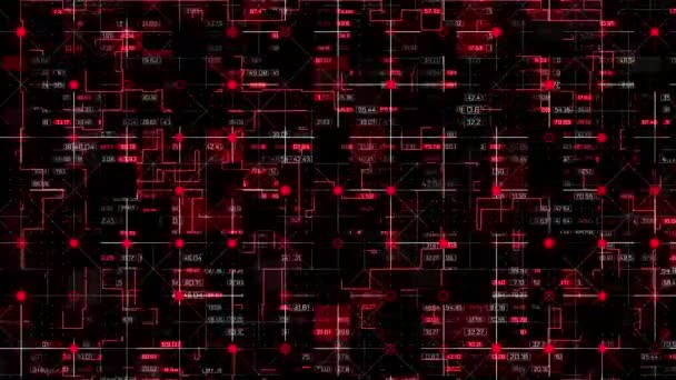 Digital Teknik Bakgrund Rörligt Grafiskt Element — Stockvideo